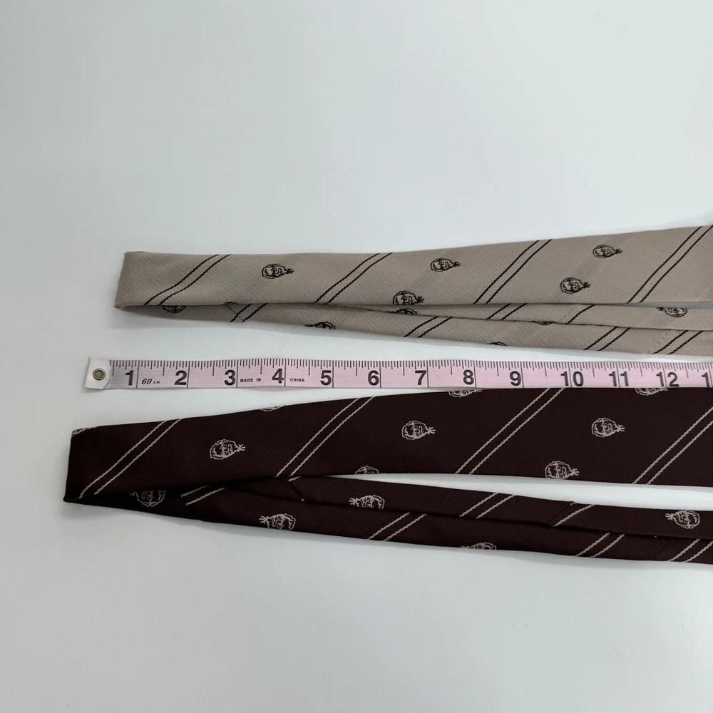 Vintage Wasserstorm Kentucky Fried Chicken Colonel Sanders Set 2 Neck Ties KFC